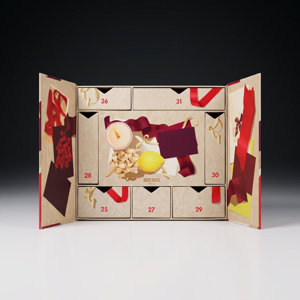 Post Advent Calendar - Open, from 25 to 31 December | Memo Paris