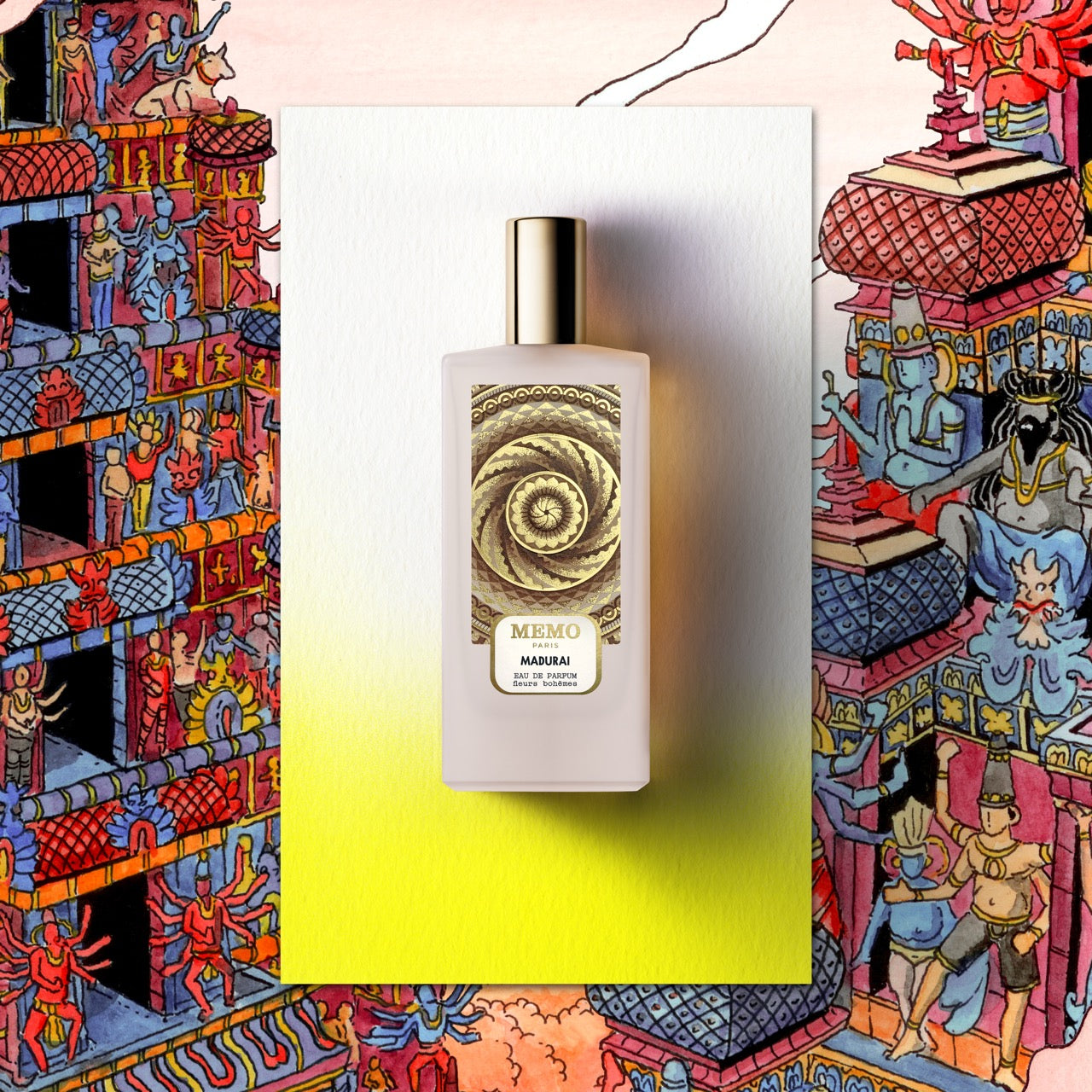 マドゥライ◇メモパリ　30ml Madurai - Mad Jasmine Sambac & Sandalwood Fragrance: Vibrant